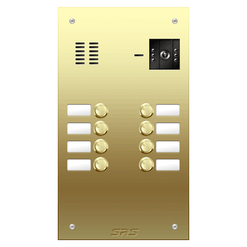 6808 08 button Brass video panel, name win. size D