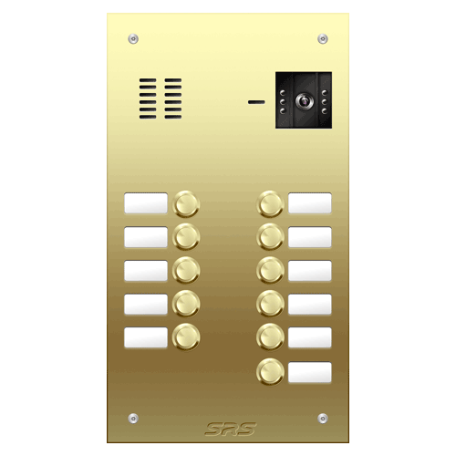 6811 11 button Brass video panel, name win. size D