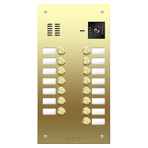 6815 15 button Brass video panel, name win. size D1