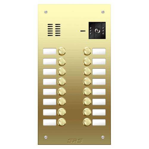 6816 16 button Brass video panel, name win. size D1
