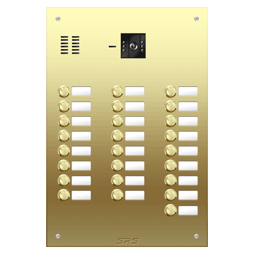 6825 25 button Brass video panel, name win. size D4