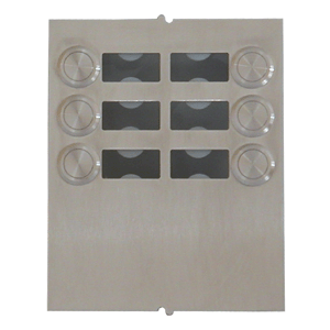 50100D06 MVRP      6 button module on 2 columns