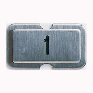 NPS01 Stainless steel name plate engraved 1