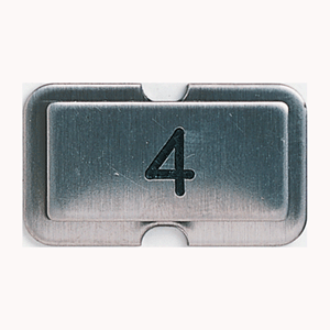 NPS04 Stainless steel name plate engraved 4