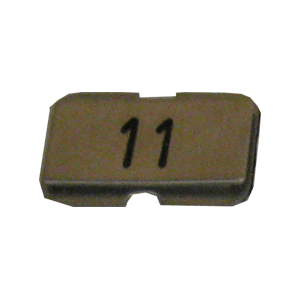 NPS11 Stainless steel name plate engraved 11
