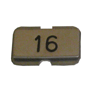 NPS16 Stainless steel name plate engraved 16