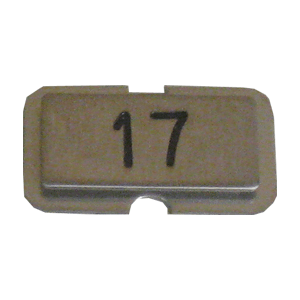NPS17 Stainless steel name plate engraved 17