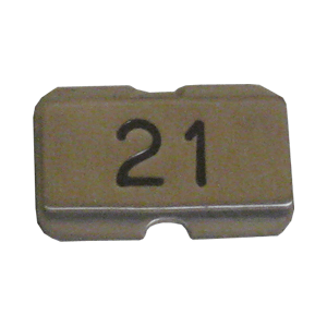 NPS21 Stainless steel name plate engraved 21