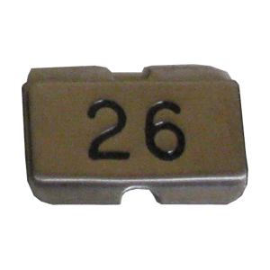 NPS26 Stainless steel name plate engraved 26