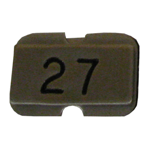NPS27 Stainless steel name plate engraved 27
