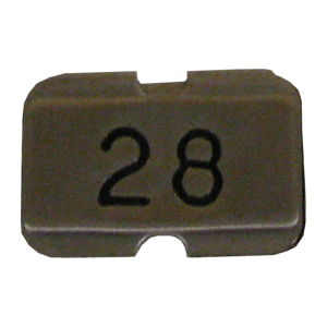 NPS28 Stainless steel name plate engraved 28
