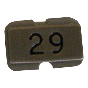 NPS29 Stainless steel name plate engraved 29