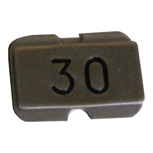 NPS30 Stainless steel name plate engraved 30